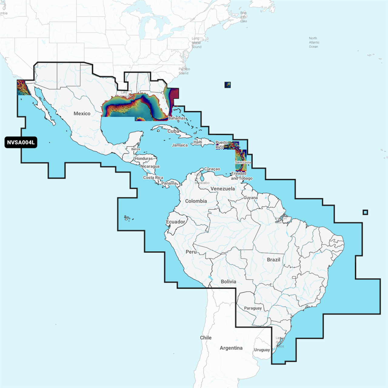 Garmin NAVIONICS VISION+ MEXICO, CARIBBEAN TO BRAZIL - Boatyard Malaysia