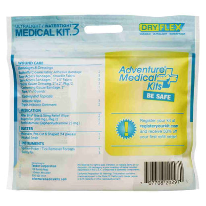 Adventure Medical Kits Ultralight/Watertight Medical Kit - .3 - Boatyard Malaysia