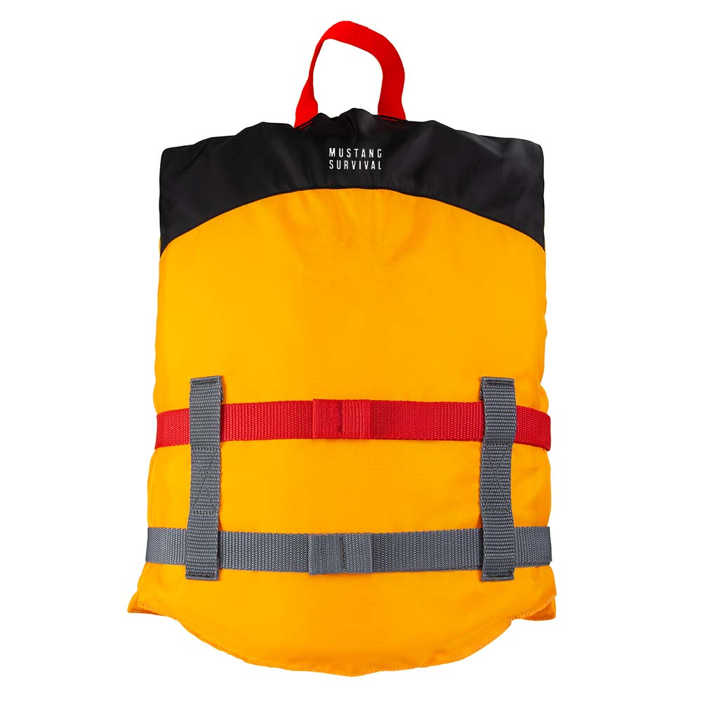 Mustang Survival Mustang Youth Livery Foam Vest - Mango/Black - Boatyard Malaysia