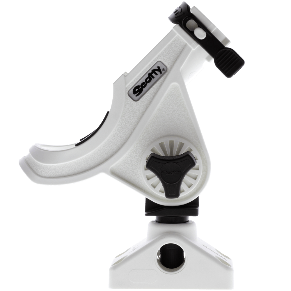 Scotty 280-WH Baitcaster/Spinning Rod Holder White W/ 241 Mount - Boatyard Malaysia