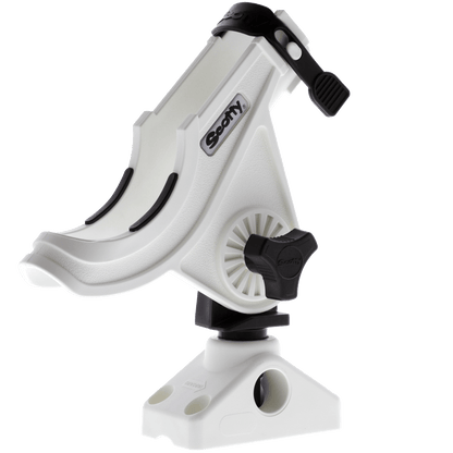 Scotty 280-WH Baitcaster/Spinning Rod Holder White W/ 241 Mount - Boatyard Malaysia