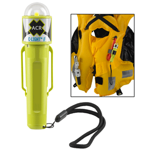 ACR Electronics C-Light LED PFD Vest Light W/Clip USCG - Boatyard Malaysia