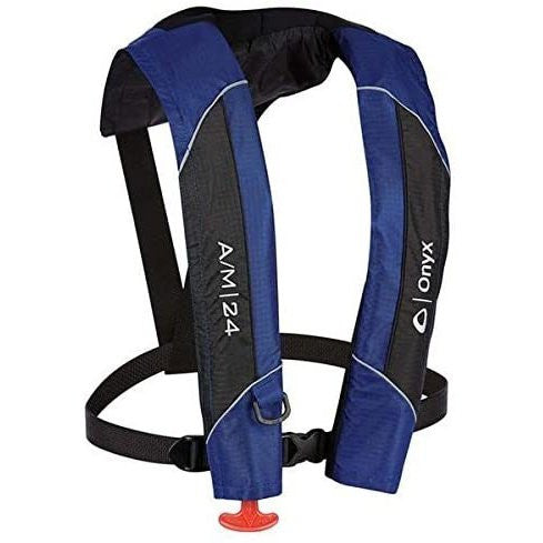 Onyx Outdoor Onyx A/M 24 Automatic / Manual Inflatable Pfd Blue - Boatyard Malaysia