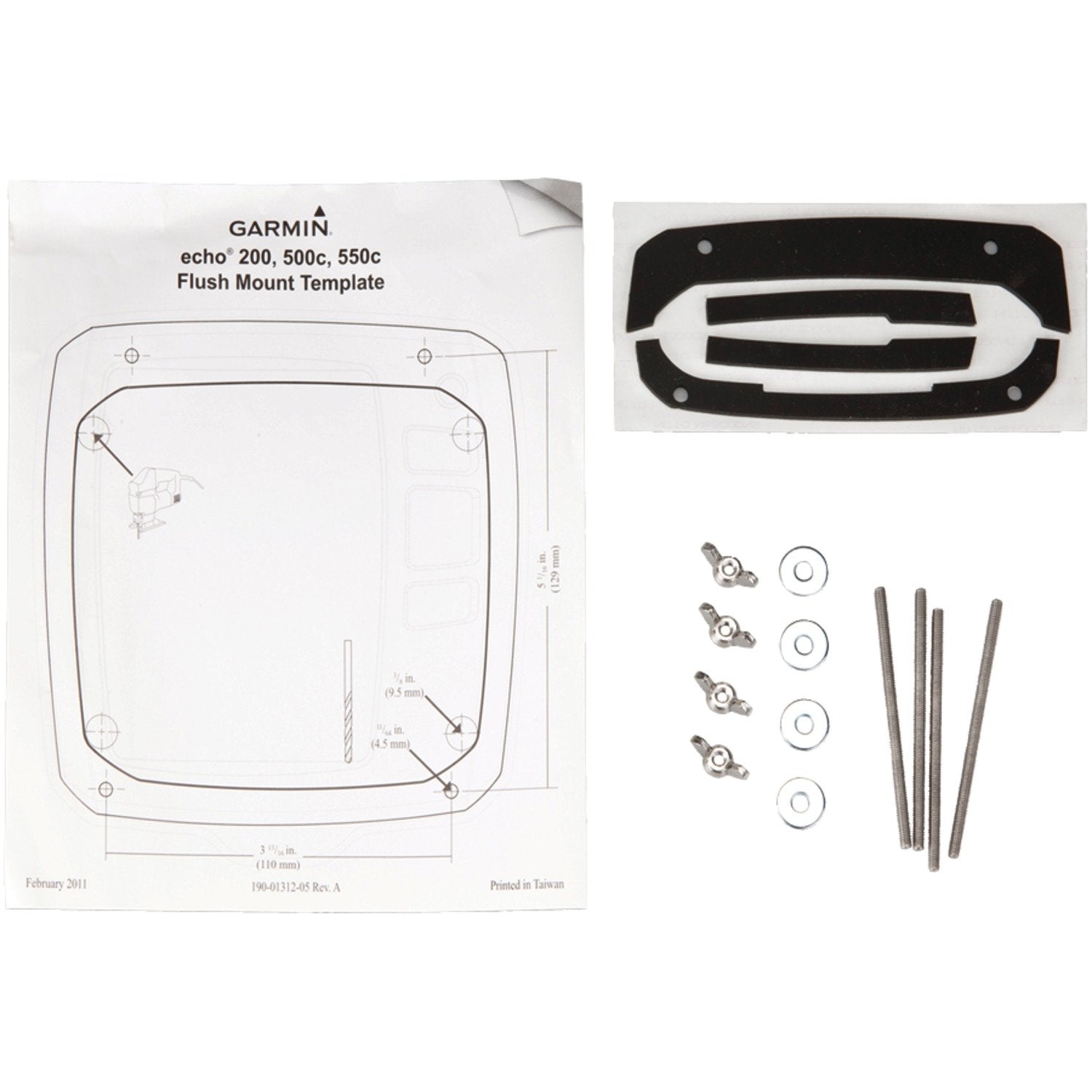 Garmin Flush Mount Kit F/Echo™ 200, 500c & 550c - Boatyard Malaysia