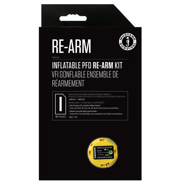 Mustang Survival Mustang Re-Arm Kit I 33G Hammar Manual - Boatyard Malaysia