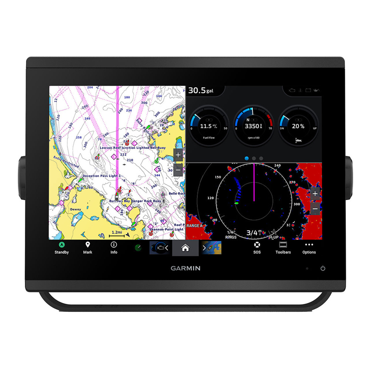 Garmin GPSMAP1243 12 Plotter With US And Canada GN+ - Boatyard Malaysia