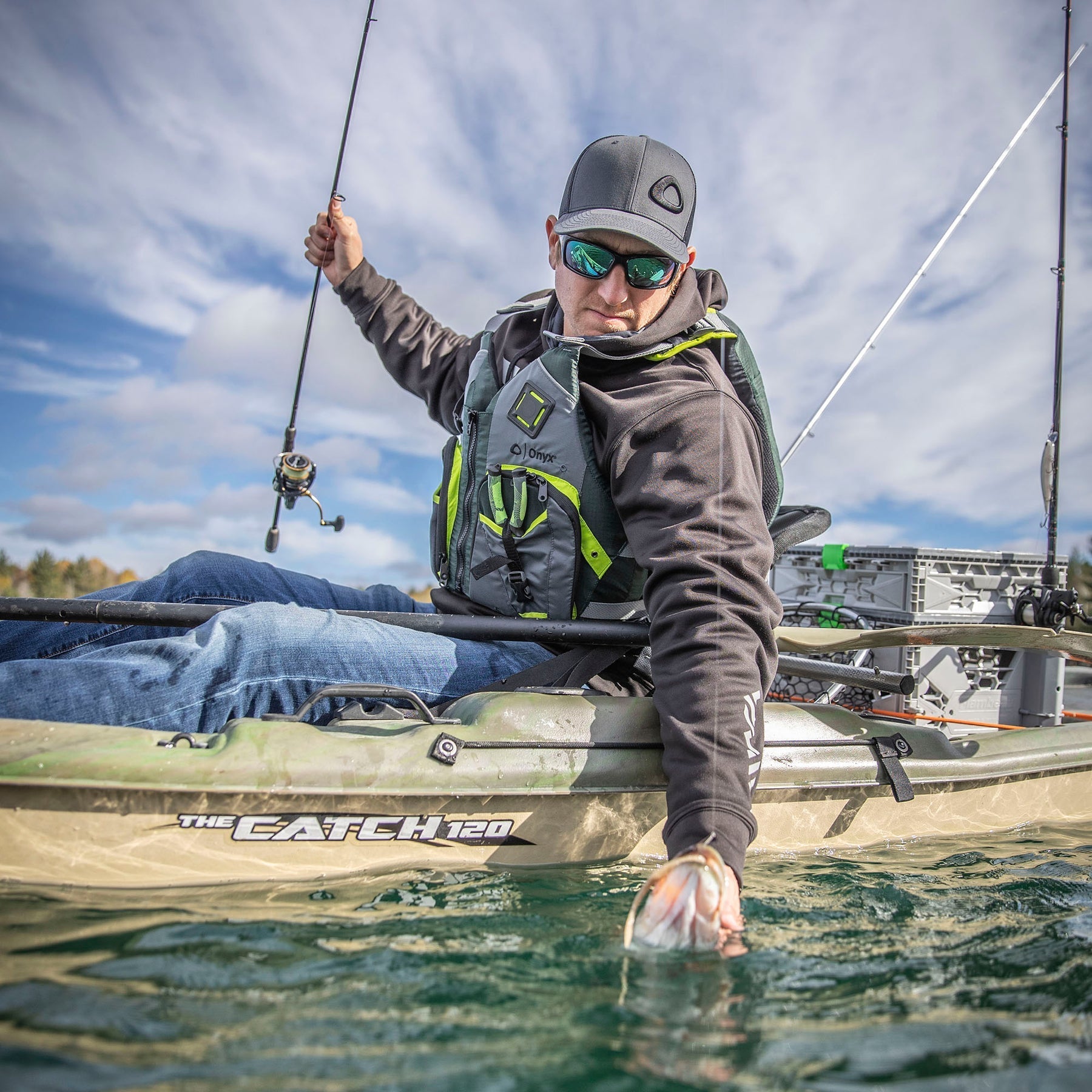 Onyx Outdoor Air Span Angler Life Jacket - Boatyard Malaysia