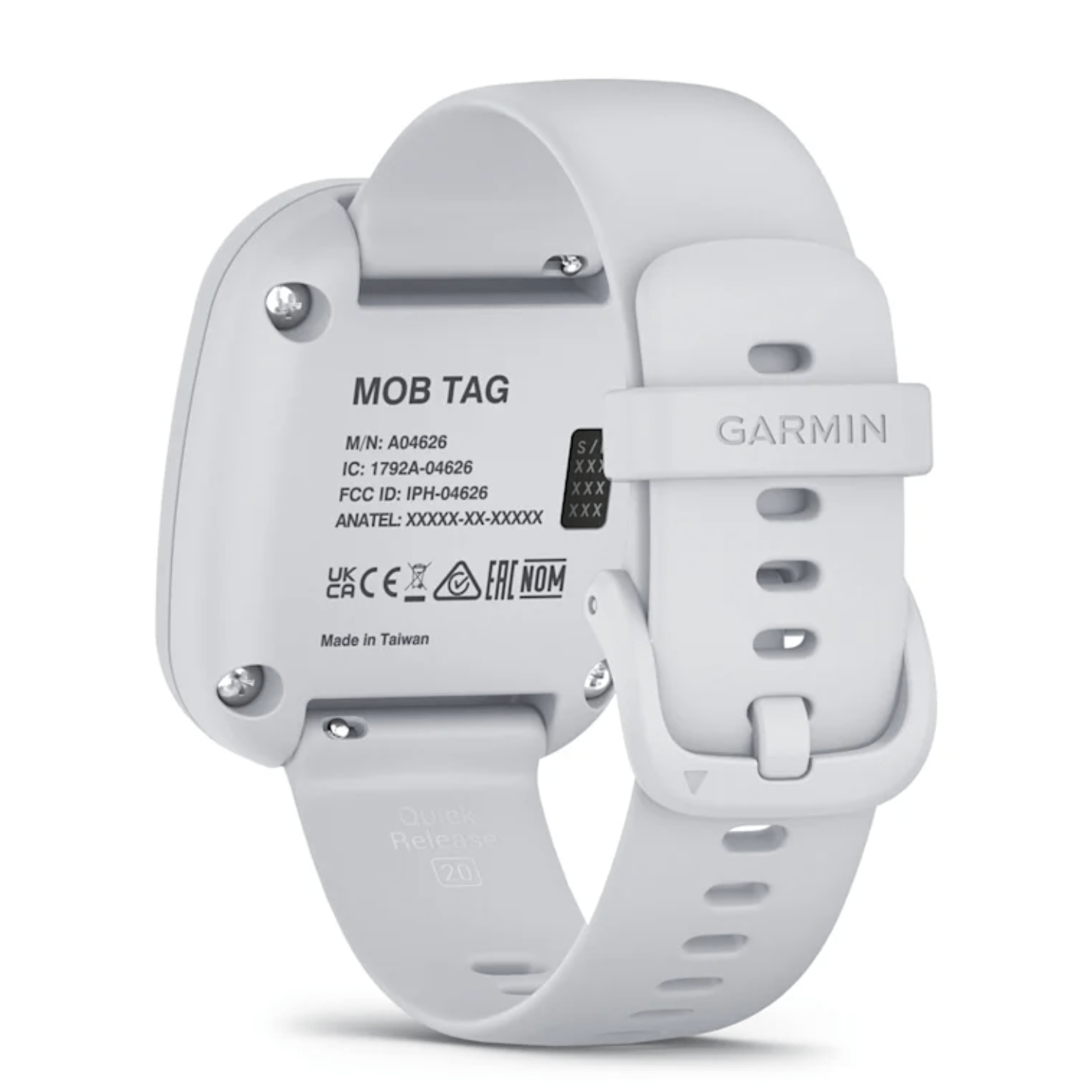 Garmin Mob Tag W/White Quick Release Band - Boatyard Malaysia