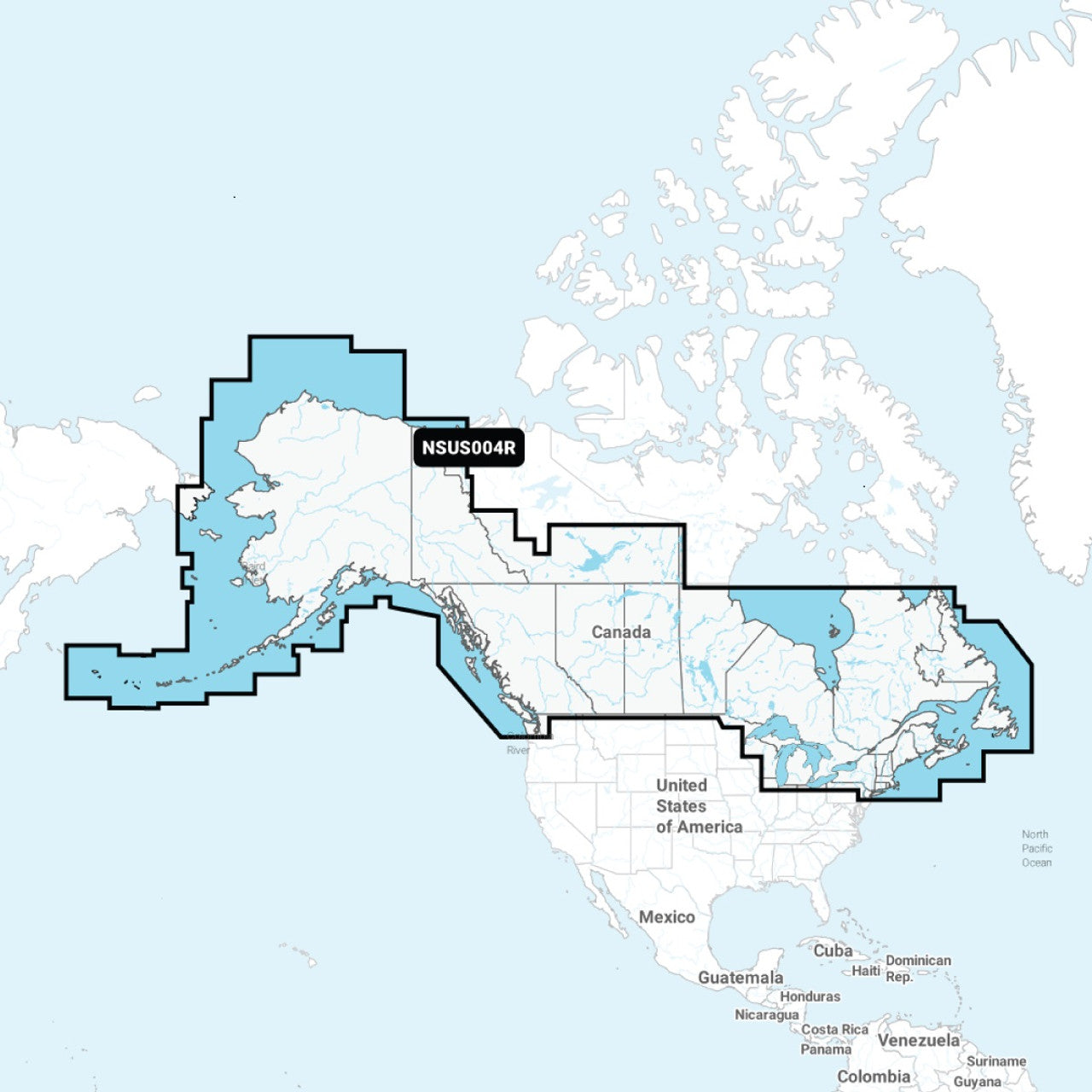 Garmin Navionics+ NSUS004R Canada & Alaska - Boatyard Malaysia