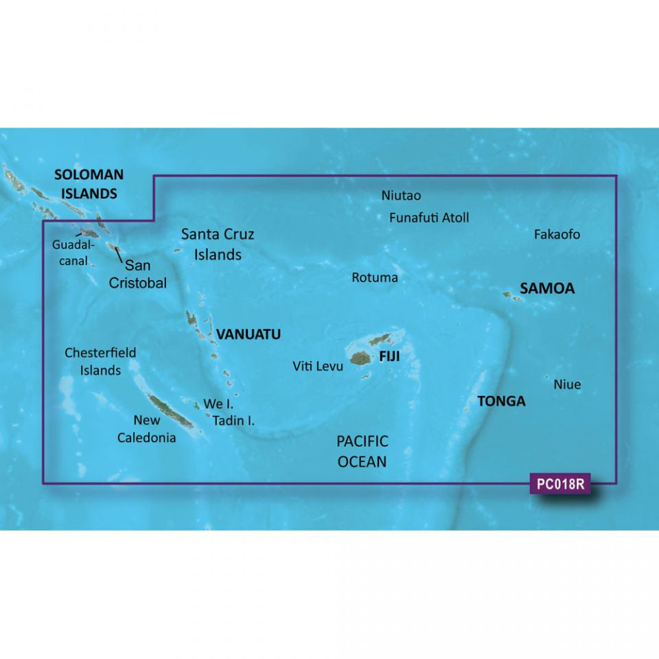 Garmin BlueChart G2 HD - HXPC018R - New Caledonia - Boatyard Malaysia