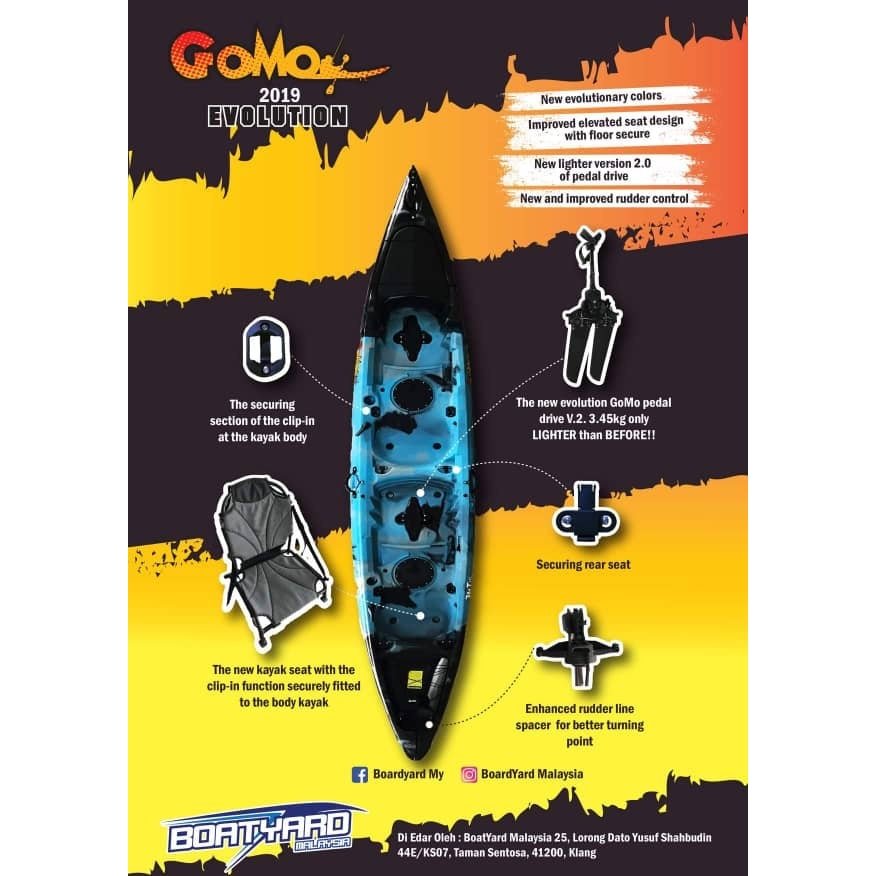 GoMo Kayak GoMo Kayak MT15 - Boatyard Malaysia