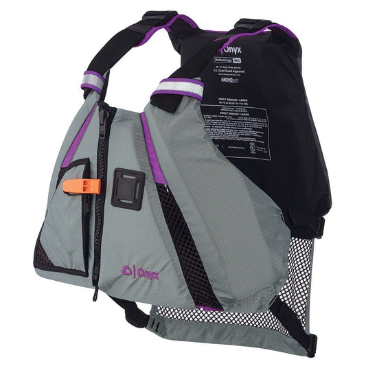 Onyx Outdoor Onyx Movevent Dynamic Paddle Sports Life Vest M/L Purple - Boatyard Malaysia