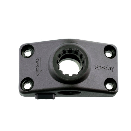 Scotty Locking Side/Deck Mounting Bracket Black - Boatyard Malaysia