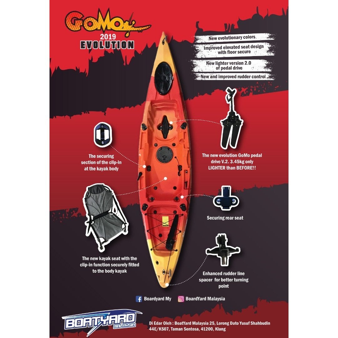 GoMo Kayak GoMo Kayak M12 - Boatyard Malaysia