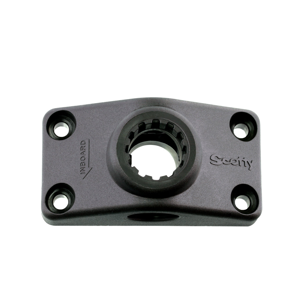 Scotty Side/Deck Mounting Bracket Black - Boatyard Malaysia