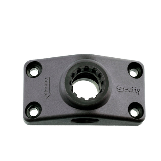 Scotty Side/Deck Mounting Bracket Black - Boatyard Malaysia