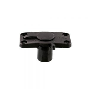 Scotty Flush Deck Mount Locking Black W/ Rain Cap - Boatyard Malaysia