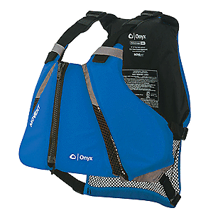 Onyx Outdoor Onyx Movevent Curve Paddle Sports Life Vest XS/S Blue - Boatyard Malaysia