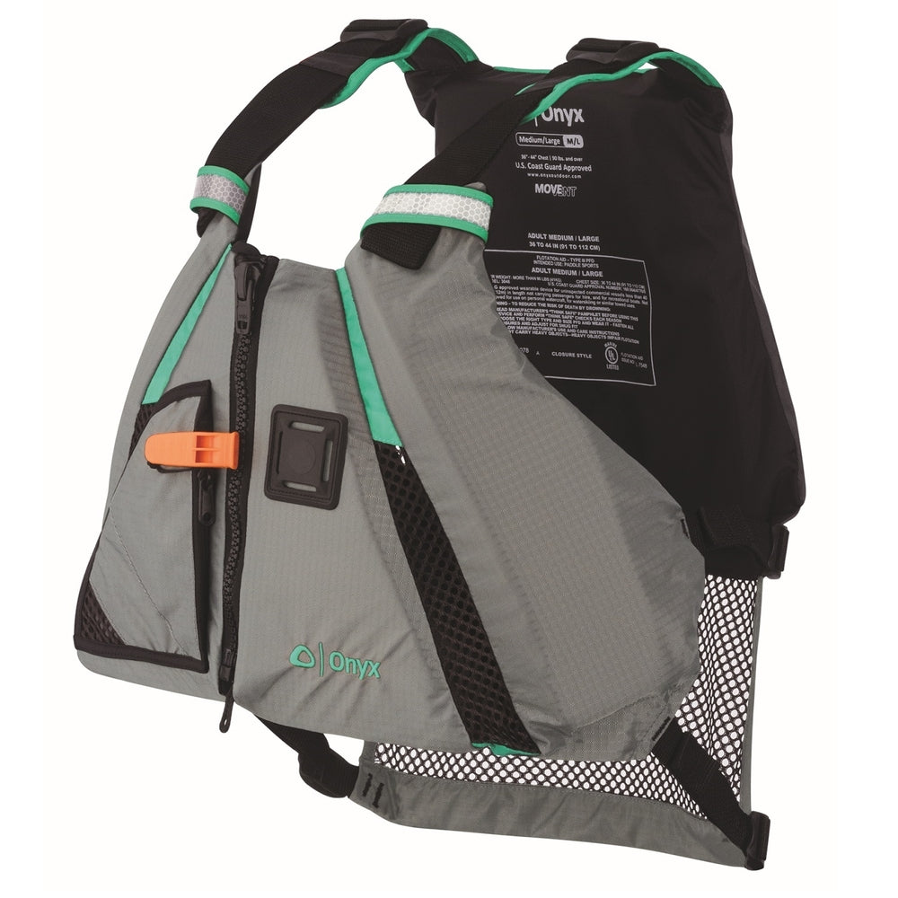 Onyx Outdoor Movevent Dynamic Life Jacket - Aqua M/L - Boatyard Malaysia