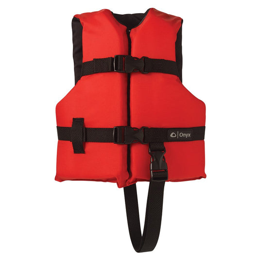 Onyx Outdoor Onyx Nylon Child Life Jacket Red - Boatyard Malaysia