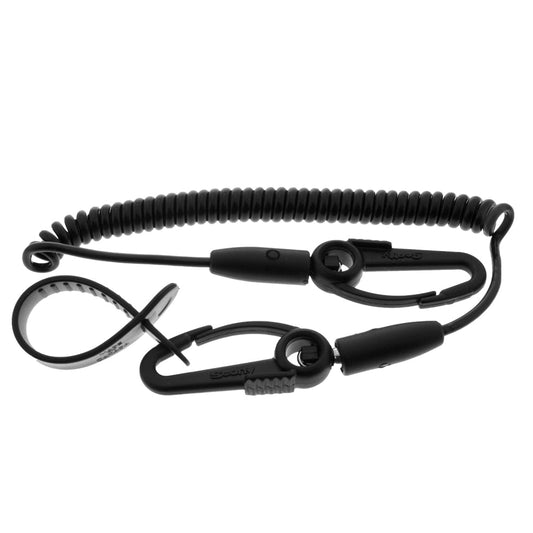 Scotty 130 Paddle Safety Leash Black - Boatyard Malaysia