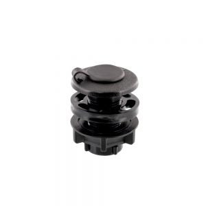 Scotty Compact Round Threaded Flush Deck Mount Bracket Black - Boatyard Malaysia