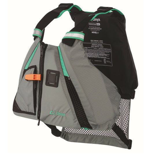 Onyx Outdoor MoveVent Dynamic Life Jacket - Aqua XL/2XL - Boatyard Malaysia