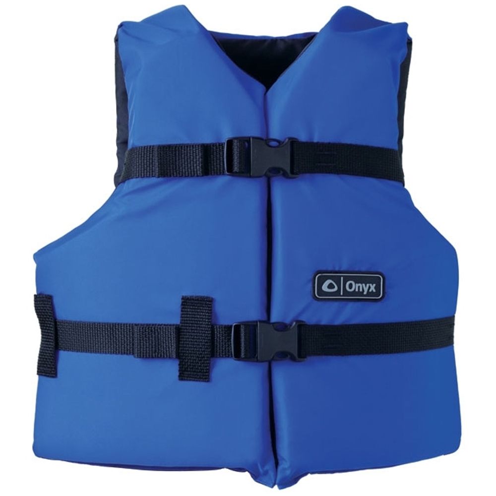 Onyx Outdoor Onyx Nylon Youth Life Jacket Blue - Boatyard Malaysia