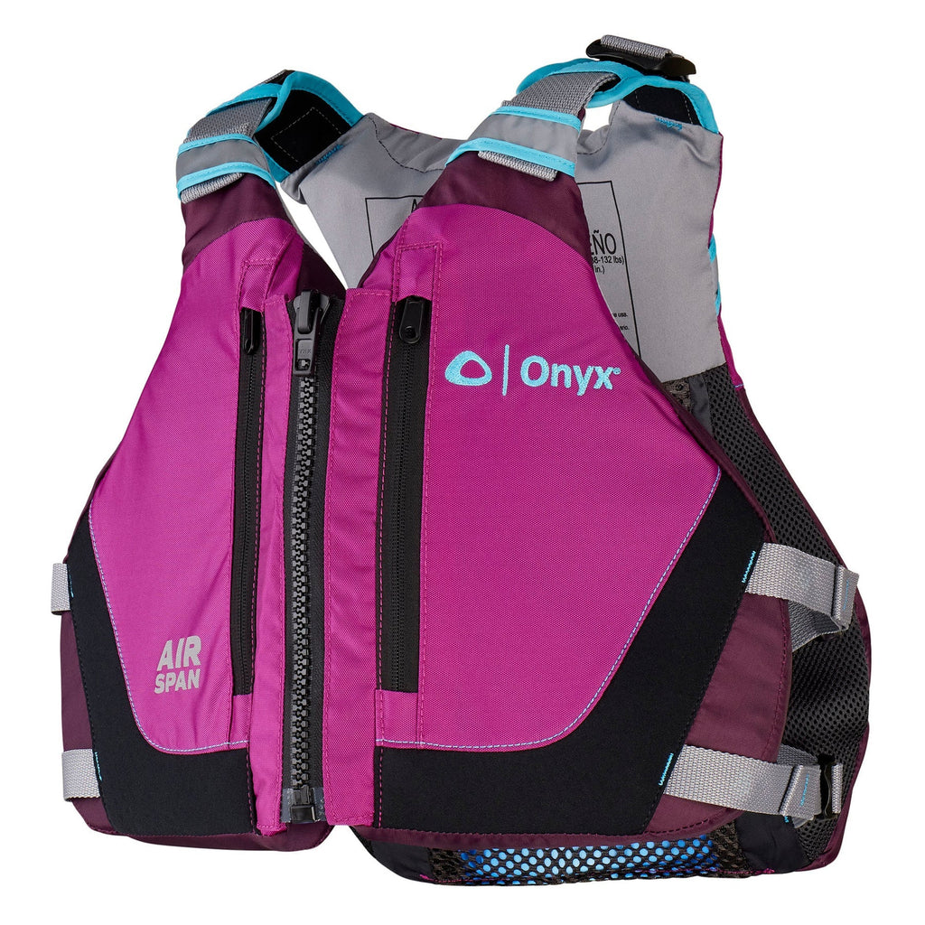 Onyx Outdoor Air Span Breeze Life Jacket Purple - Boatyard Malaysia