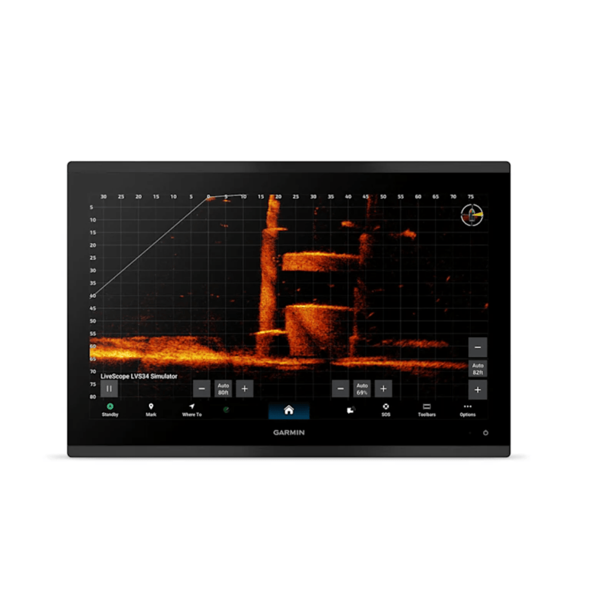 GpsMap 9017XSV WW BaseMap ChartPlotter/Sounder boatyardmalaysia
