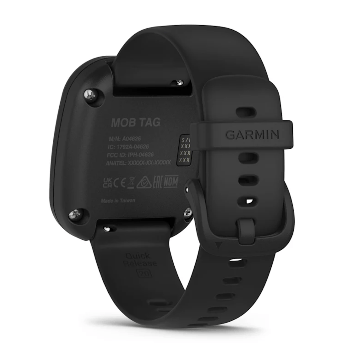 Mob Tag W/Black Quick Release Band boatyardmalaysia