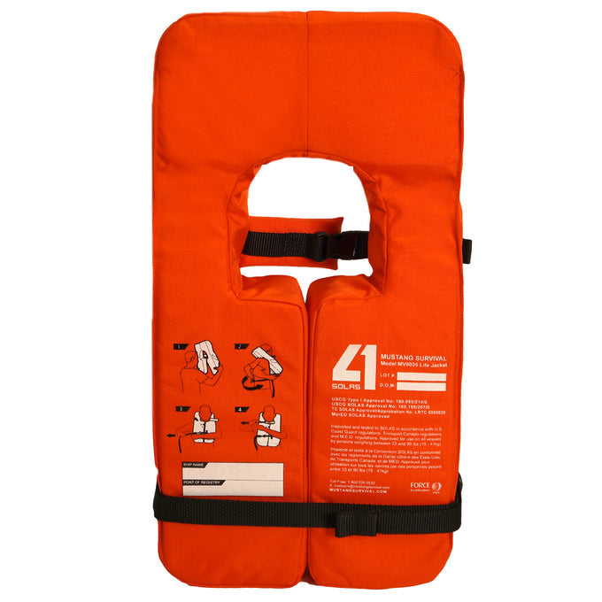Mustang Survival SOLAS Type 1 Life Jacket - Boatyard Malaysia