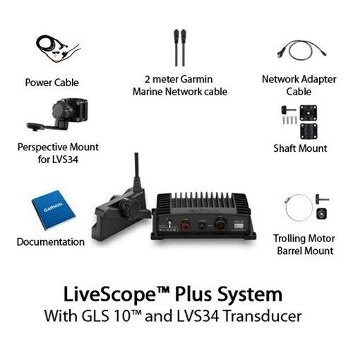 Garmin Panoptix LiveScope Plus With LVS34 Transducer And GLS 10 Sonar Black Box - Boatyard Malaysia