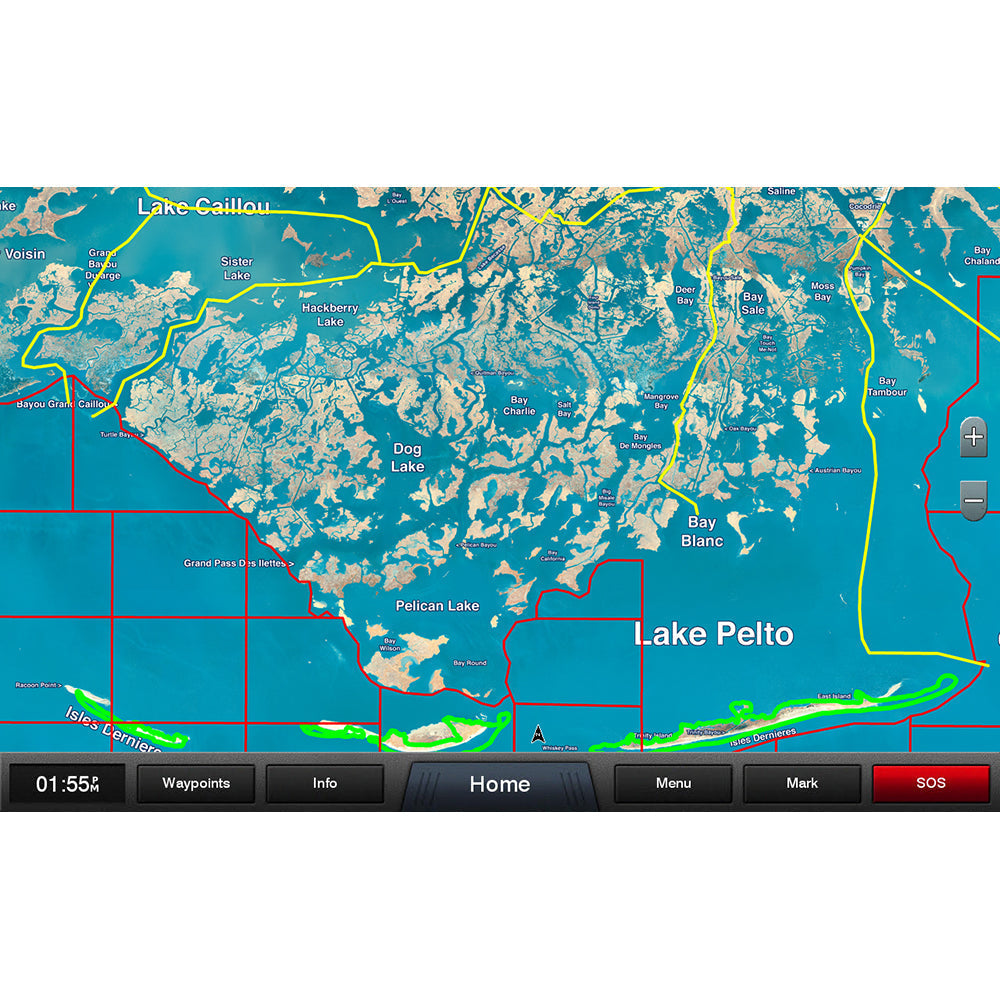 Garmin Standard Mapping® - Louisiana Central Premium MicroSD™/SD™ Card - Boatyard Malaysia