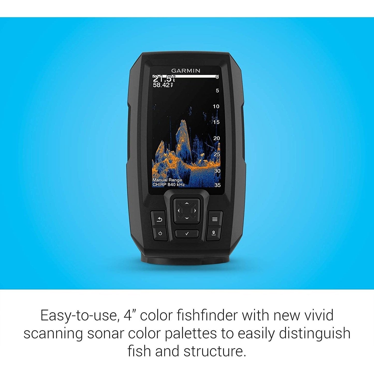 Garmin Garmin STRIKER™ Vivid 4cv With GT20-TM Transducer - Boatyard Malaysia