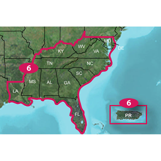 Garmin TOPO US 24K Southeast MicroSD/SD - Boatyard Malaysia