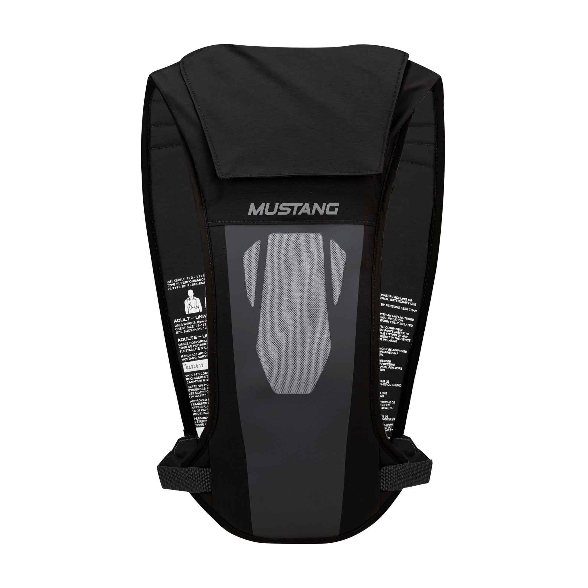 Mustang Survival Mustang Elite 28 Hydrostatic Inflatable PFD Black - Boatyard Malaysia