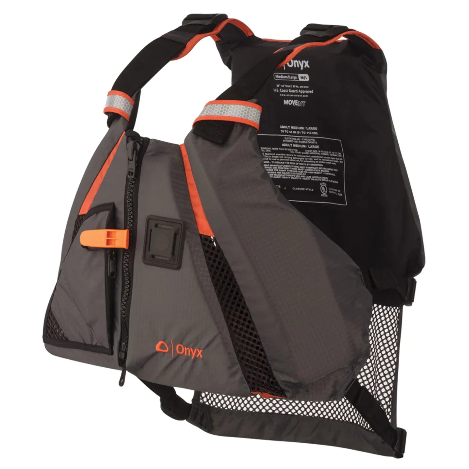 Movevent Dynamic Life Jacket Orange boatyardmalaysia