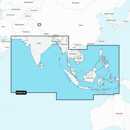 Garmin Navionics+ NSAE010L - Indian Ocean & South China Sea - Marine Chart - Boatyard Malaysia