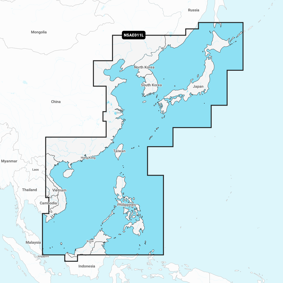 Garmin Navionics+ NSAE011L - China Sea & Japan - Marine Chart - Boatyard Malaysia