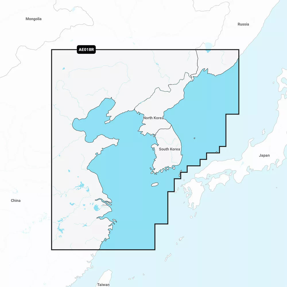 Garmin Navionics Vision+ NVAE018R - Yellow Sea- Marine Chart - Boatyard Malaysia