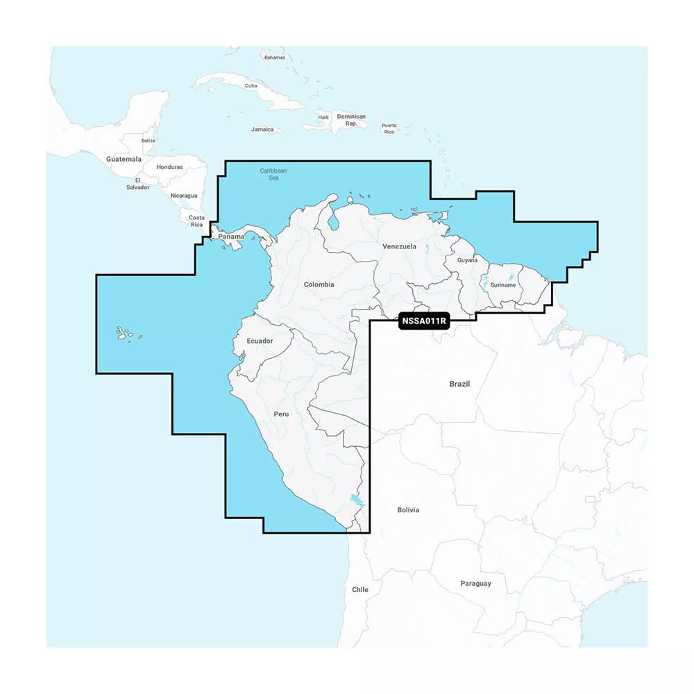 Garmin Navionics+ NSSA011R South America North - Boatyard Malaysia