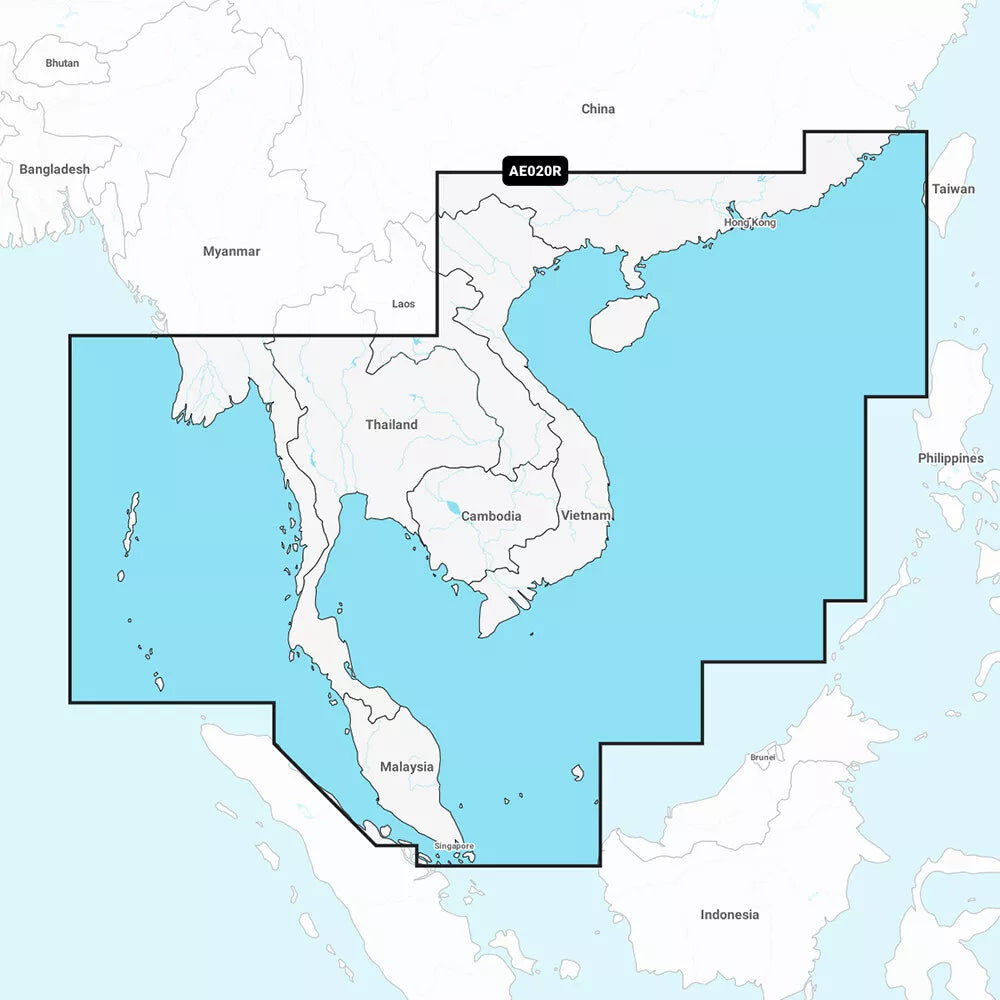 Garmin Navionics Vision+ NVAE020R - South China & Andaman Seas - Marine Chart - Boatyard Malaysia