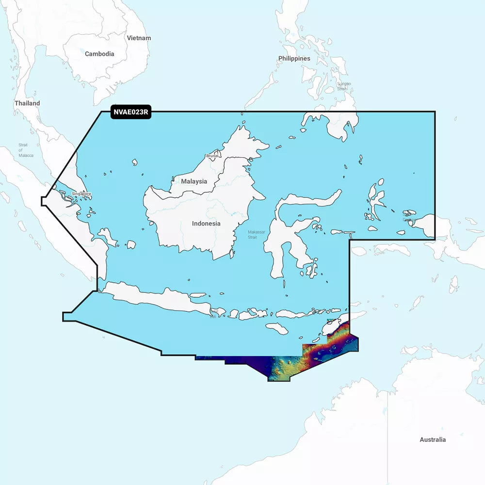 Garmin Navionics Vision+ NVAE023R - Java & Borneo - Marine Chart - Boatyard Malaysia