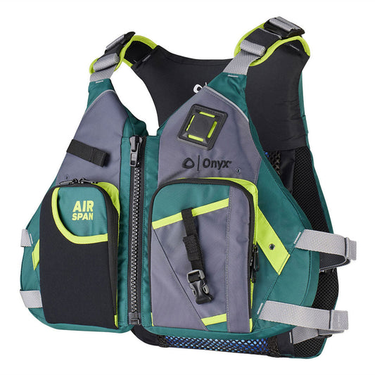 Onyx Outdoor Onyx Air Span Angler Life Jacket - Green - Boatyard Malaysia