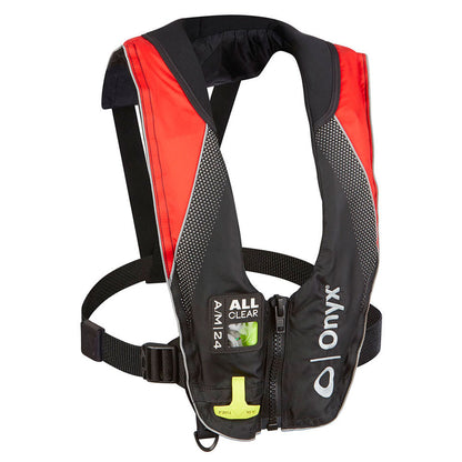 Onyx Outdoor A/M-24 All Clear with Harness Auto/Manual Inflatable Life Jacket - Boatyard Malaysia